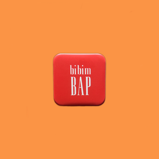 Bibimbap Logo Button Badge
